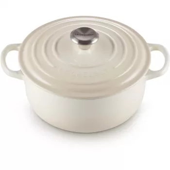 Le Creuset Signature paistinpannu pyöreä 22 cm Meringue creme (21177227164430)