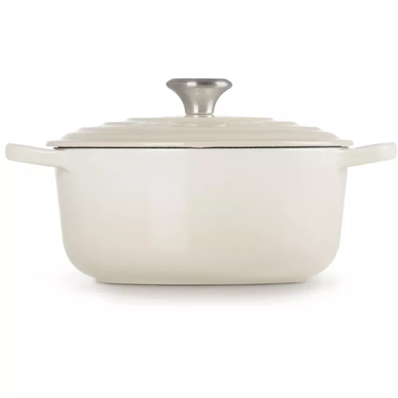 Le Creuset Signature paistinpannu pyöreä 22 cm Meringue creme (21177227164430)