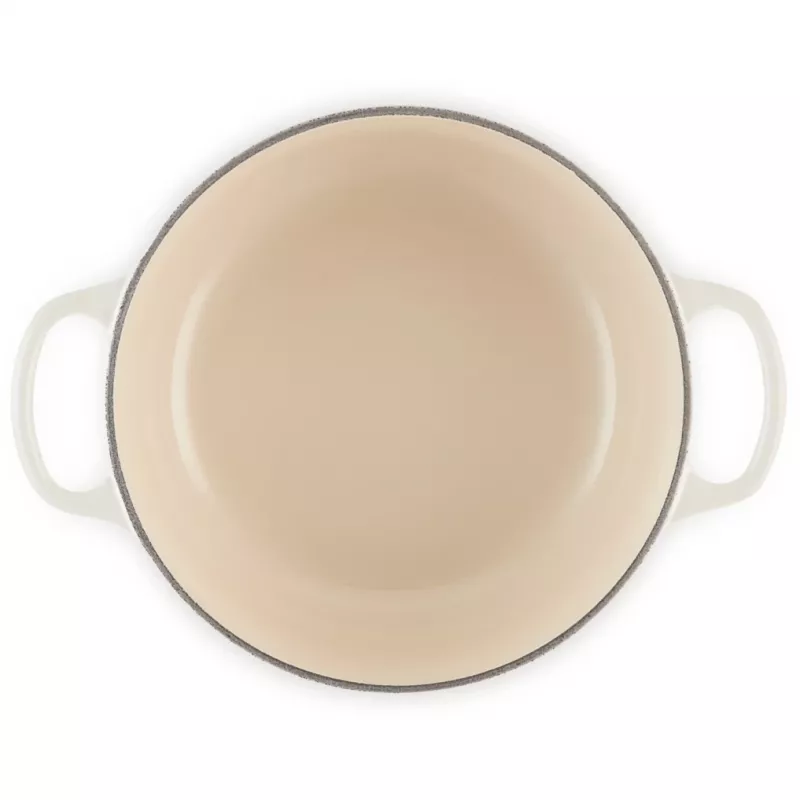 Le Creuset Signature paistinpannu pyöreä 22 cm Meringue creme (21177227164430)