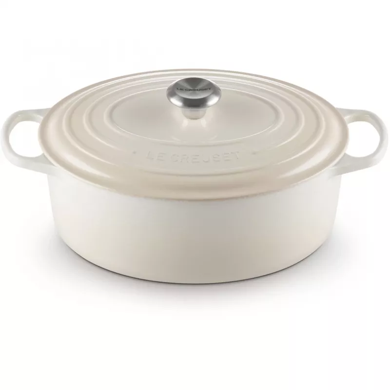 Le Creuset Signature patapata soikea 31 cm Meringue (21178317164430)