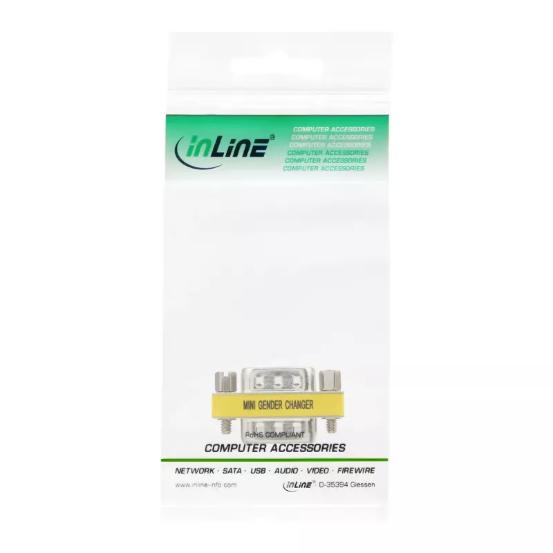 InLine-adapteri DB15 HD VGA S-VGA uros-uros