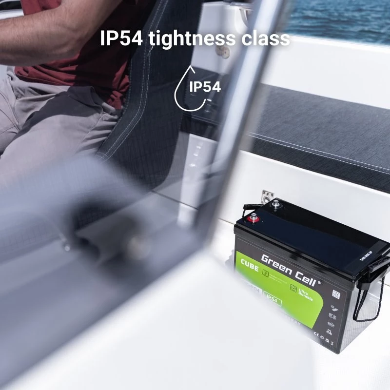 USV-akku Green Cell LFPGC12V12AH LiFePO4 12,8V 12Ah (153,6Wh) musta