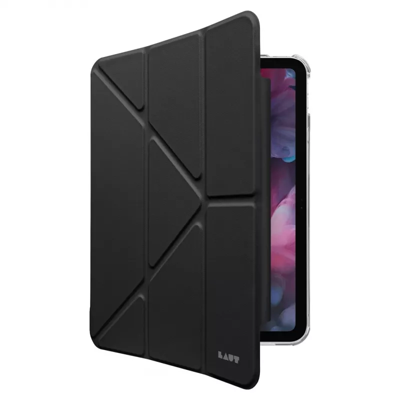 Folio-kotelo LAUT Huex iPad 10. gen 2022 – musta, suojaava folio-kotelo