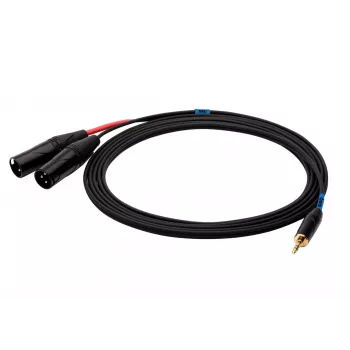 SSQ-kaapeli plugi stereo 3,5 mm - 2x XLR uros MIXLR3 — 3 m audiokaapeli