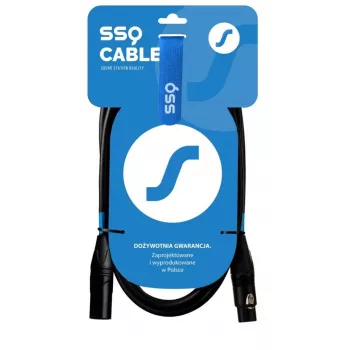 SSQ-kaapeli XX10 - XLR-XLR-kaapeli, 10 metriä