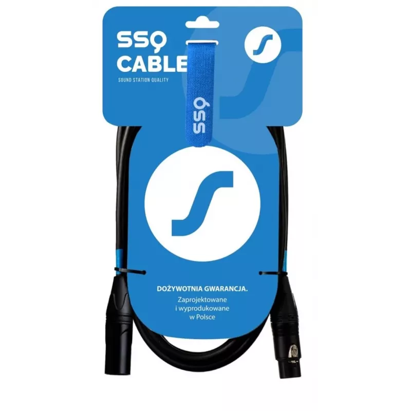 SSQ-kaapeli XX10 - XLR-XLR-kaapeli, 10 metriä