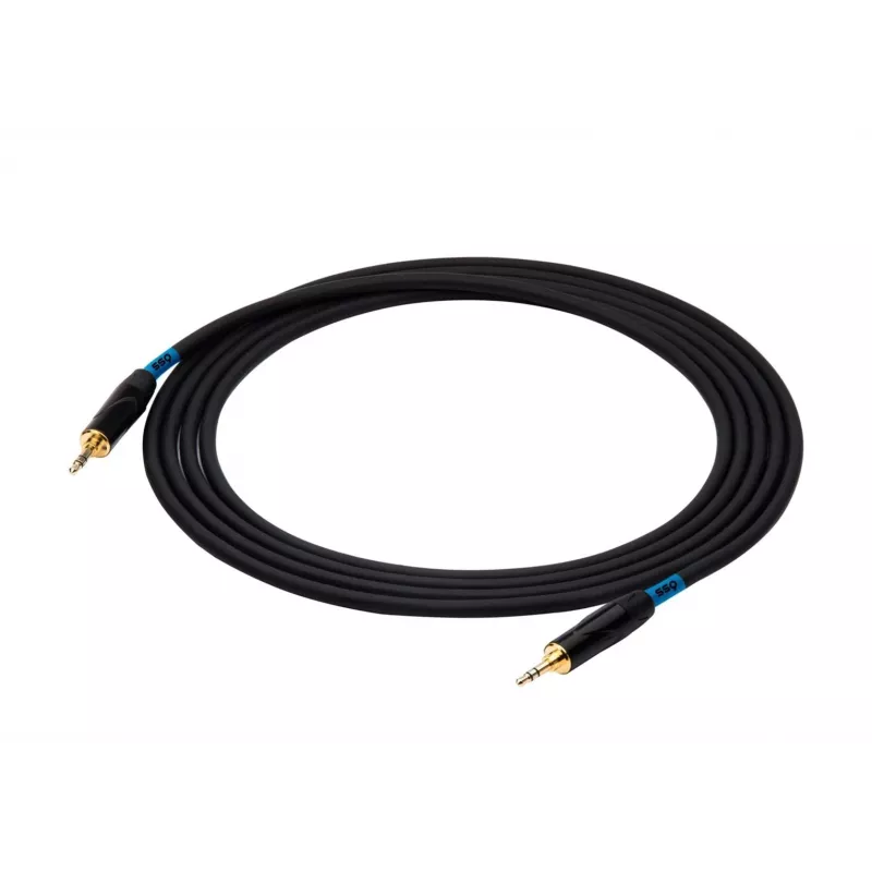 SSQ MIMI2 SS-1425 kaapeli miniplugi stereo 3,5 mm - miniplugi stereo 3,5 mm 2 m musta