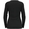 Odlo BL TOP pyöreä pääntie l/s MERINO 200 naisten t-paita, koko S, musta