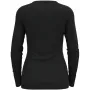 Odlo BL TOP pyöreä pääntie l/s MERINO 200 naisten t-paita, koko S, musta