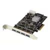 StarTech.com 3m QSFP+ breakout-kaapeli – QSFP+ - 4x SFP+
