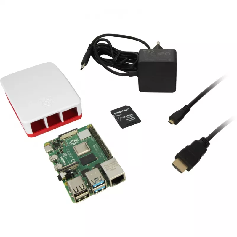 Raspberry Pi 4 4GB aloituspaketti Set3, mini-PC