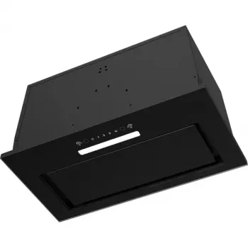 Sisäänrakennettu liesituuletin MPM MPM-54-OWS-01, 54 cm, poisto/kierrätys, 3 tehoa, musta, lasi/ruostumaton teräs
