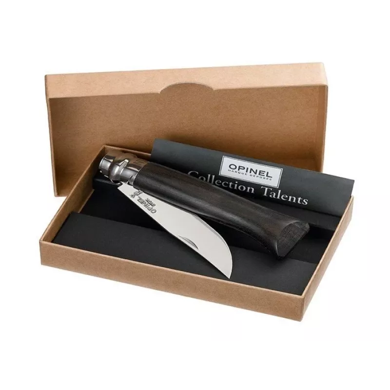 Taittoveitsi Opinel N°08 Collector musta, terän pituus 8,5 cm