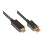 Videokaapeliadapteri Alcasa DP14-HDMI10 10m DisplayPort–HDMI musta