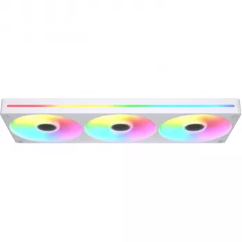 COUGAR Unity360-FB 360mm Single-Frame ARGB PWM Reversed Fan, 120mm x3, 700–1600 RPM, FDB, valkoinen