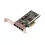 Dell Broadcom 5719 – asiakasasennus – verkkosovitin – PCIe – 4 x Gigabit-Ethernet – PowerEdge R220, R320, R420, R920, T130, T320, T330, T430, T630, VRTX, VRTX M520, VRTX M6