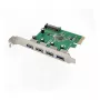 PCIe USB 3.0 -kortti Inateck KTU3FR-4P — 4 USB 3.0 -liitäntää, 15-pin SATA-virtaliitäntä