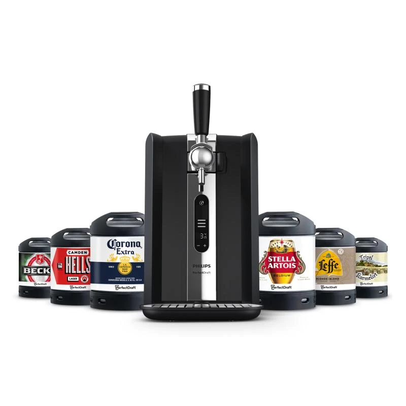 Oluthana Philips HD3770/90 PerfectDraft, musta, yhteensopiva 6 litran tynnyreiden kanssa
