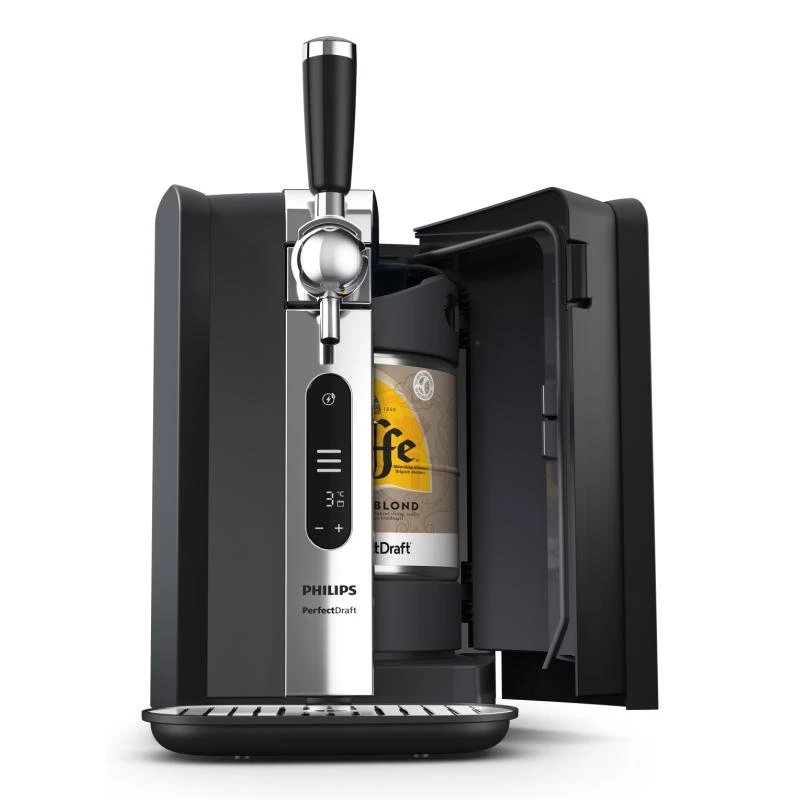 Oluthana Philips HD3770/90 PerfectDraft, musta, yhteensopiva 6 litran tynnyreiden kanssa