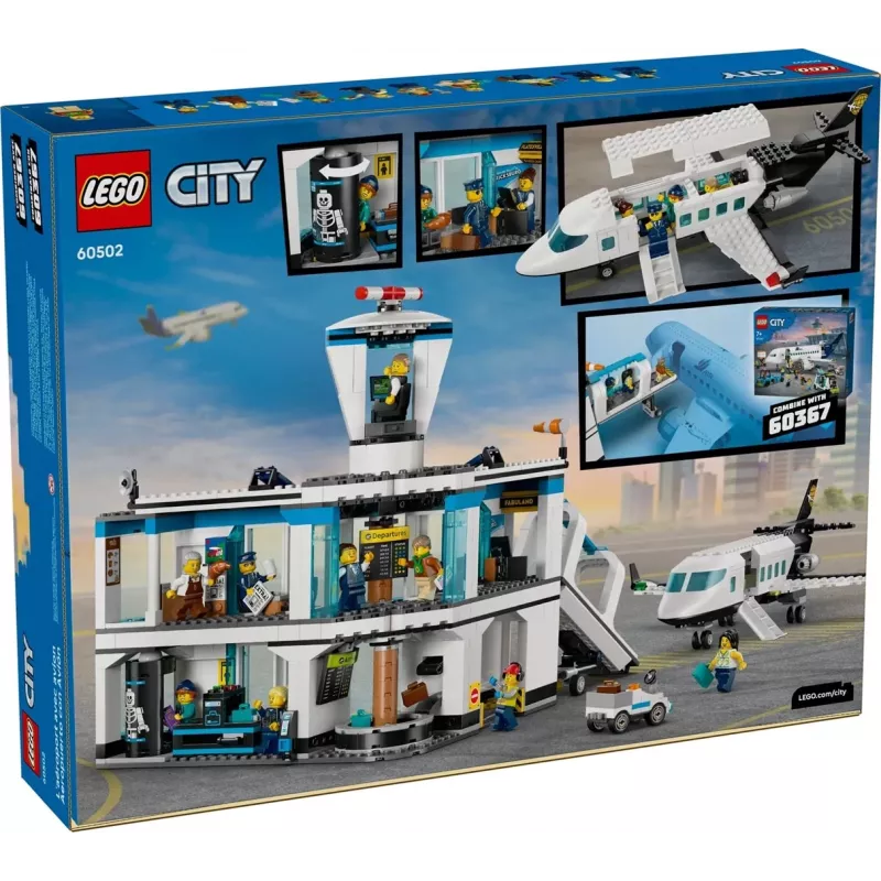 LEGO CITY 60502 Lentokenttä lentokoneella