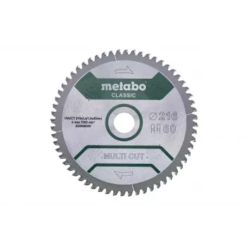 Pyörösahanterä Metabo 628066000 21,6 cm