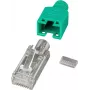 EFB Elektronik valmistajan RJ45-liitin STP TM11 vihreä 100 kpl 3 elementtiä Cat - kaapeli-/adapterisarja - verkko
