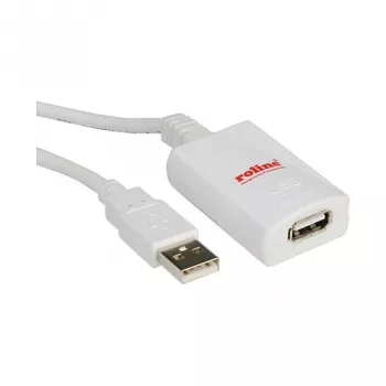 ROLINE USB-jatkojohto – USB (naaras) - USB (uros)