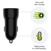 Autolaturi d bramante re-charge — USB-C 30W + USB-A 18W, 12–24V, musta