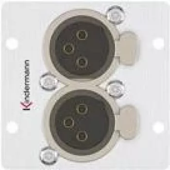 Pistorasiamoduuli 2 x XLR Kindermann 7444000579