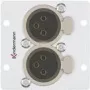 Pistorasiamoduuli 2 x XLR Kindermann 7444000579
