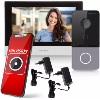 Video-ovipuhelin Hikvision DS-KIS603-P(C)/EU 2 MP 7