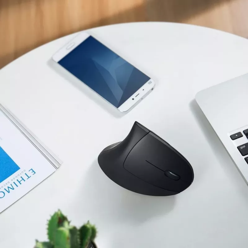 Anker Innovations Anker Vertical Ergonomic - pystyhiiri - optinen - 5 painiketta - langaton - 2.4 GHz - langaton vastaanotin (USB) (A7852011)