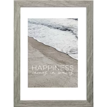 Hama Waves - lasi - MDF-levyt - harmaa - yksittäinen kehys - seinä - 20 x 28 cm - suorakaide