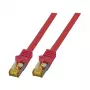 Verkkokaapeli EFB Elektronik MK7001.10R RJ-45 Cat6a 10 m punainen