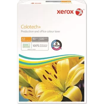 Xerox Colotech+ - erittäin sileä - päällystämätön - 100 mikrometriä - High White - A3 (297 x 420 mm) - 90 g/m² - 500 arkkia digitaalipaperia (5 kpl:n pakkaus) (00