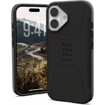 UAG Urban Armor Gear Civilian MagSafe -kotelo | Apple iPhone 17 | musta | 114547114040 (114547114040)