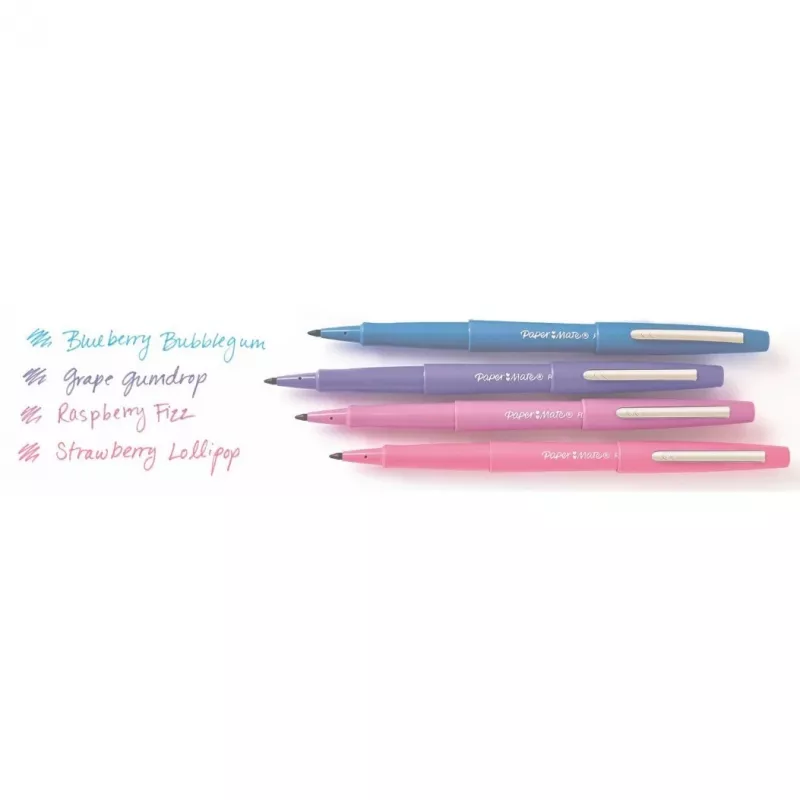 PAPER MATE kuitukynä Flair 12 kpl pastelli M 0,7 mm blisteri