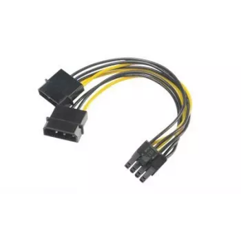Akasa - virtalähdesovitin - 4-PIN