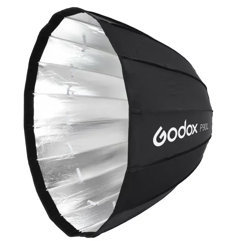 Softbox Godox P90L 90cm musta nylon polyesteri diffuusoreilla