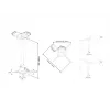 Kattokiinnike Multibrackets M Universal Projector 300-480 hienosäädöllä