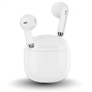 Langattomat TWS-nappikuulokkeet Audeeo Orbiter II – True Wireless Stereo, valkoinen