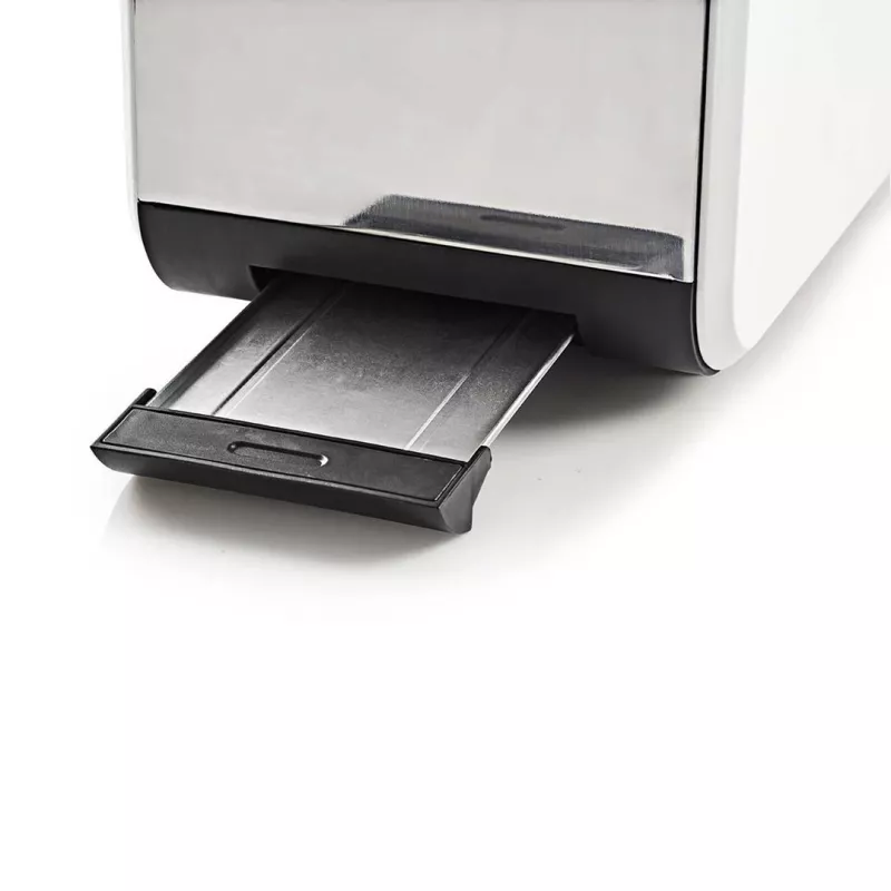 Nedis KABT510EWT leivänpaahdin, 2 leveää aukkoa, soft-touch, valkoinen