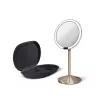 simplehuman taittopeili anturilla, 12 cm, ladattava, ruostumaton teräs ruusukulta