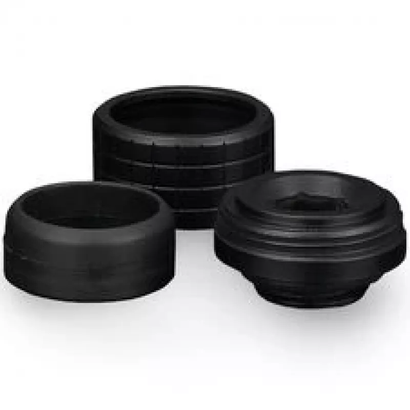 Thermal Grizzly Thermal Interface Fitting DeltaMate Fitting HT16 musta (6 kpl:n pakkaus)