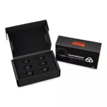 Thermal Grizzly DeltaMate Plug - musta (6 kpl:n pakkaus) (TG-DM-FIT-6009)