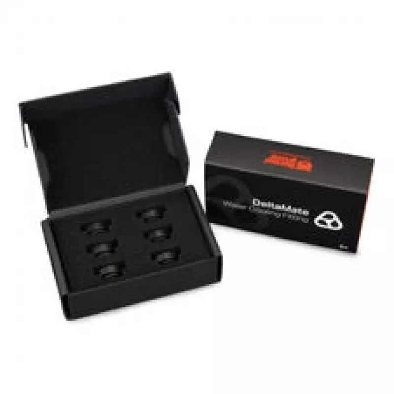 Thermal Grizzly DeltaMate Plug - musta (6 kpl:n pakkaus) (TG-DM-FIT-6009)