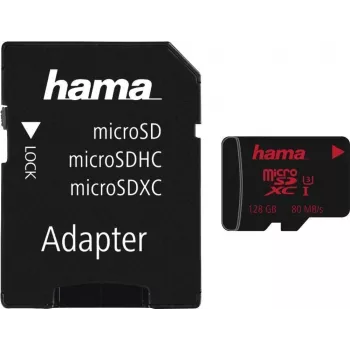 Hama 00213116 muistikortti 128 GB MicroSDXC UHS luokka 3 (00213116)