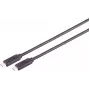 USB-kaapeli S/CONN 13-63035 USB4 Gen 3x2 2 m USB-C musta