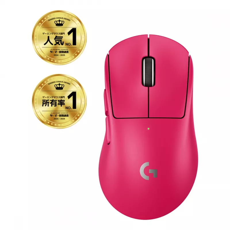 Hiiri Logitech G 910-007374 oikeakätisille RF Wireless optinen 44 000 DPI 1 ms 5 painiketta magenta