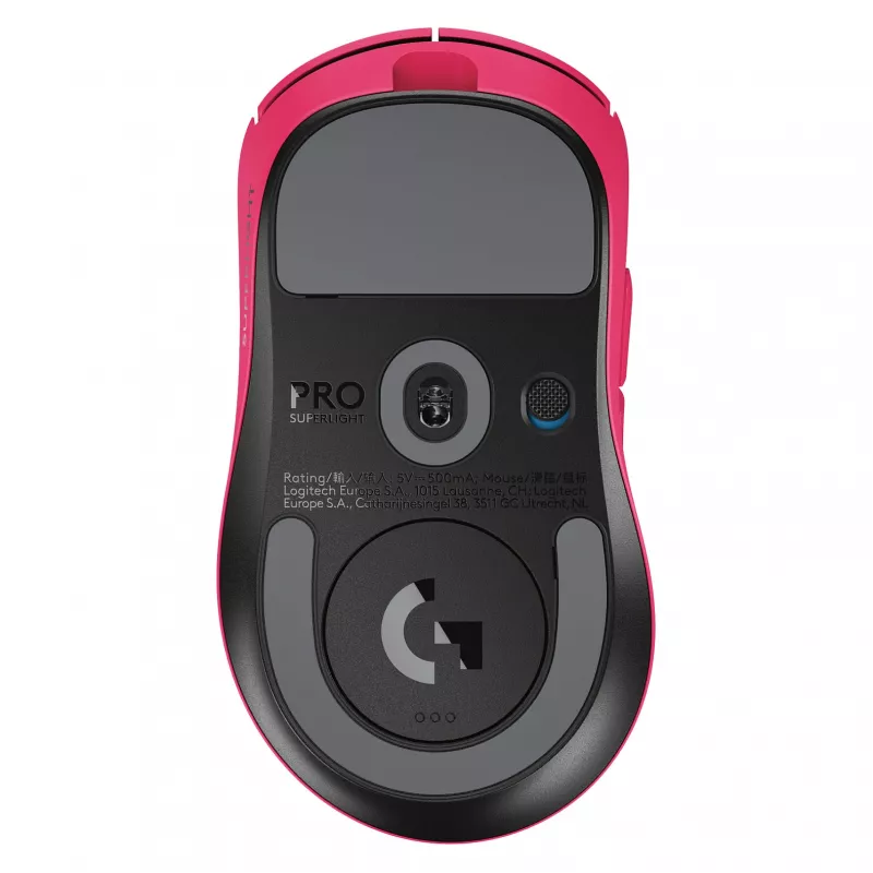 Hiiri Logitech G 910-007374 oikeakätisille RF Wireless optinen 44 000 DPI 1 ms 5 painiketta magenta